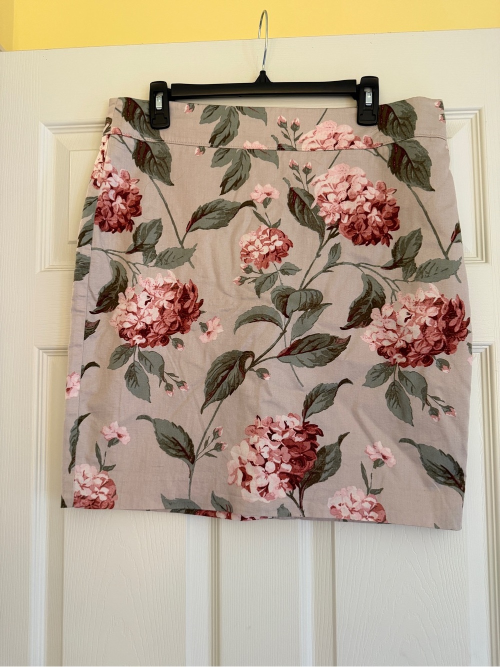 LOFT Floral Skirt with tan/blush and Olive